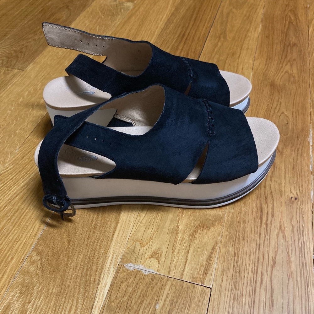 Dr Scholls platform sandals